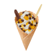 Super Cone Tropical Brownie,Soft Ice Corner,Angelo,Good Choice;4,95